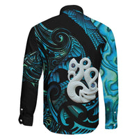 Manaia New Zealand Matariki Family Matching Puletasi and Hawaiian Shirt NZ Paua Shell Maori Art LT14 - Polynesian Pride
