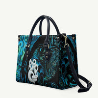Manaia New Zealand Matariki Leather Bag NZ Paua Shell Maori Art
