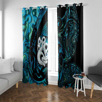 Manaia New Zealand Matariki Window Curtain NZ Paua Shell Maori Art