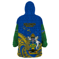Polynesian Pride Independence Day Solomon Islands Wearable Blanket Hoodie Happy 45th Anniversary LT14 - Polynesian Pride