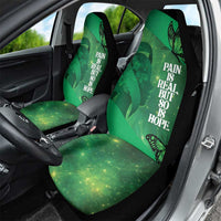 World Mental Health Awareness Month Car Seat Cover Warriors Brave Strong Galaxy Vibes