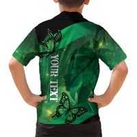 Personalised World Mental Health Awareness Month Hawaiian Shirt Warriors Brave Strong Galaxy Vibes