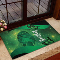 World Mental Health Awareness Month Rubber Doormat Warriors Brave Strong Galaxy Vibes