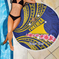 Personalised Tokelau Tokehega Day Beach Blanket Tokelauan Tatau Flag Color - Polynesian Pride