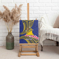 Personalised Tokelau Tokehega Day Canvas Wall Art Tokelauan Tatau Flag Color - Polynesian Pride
