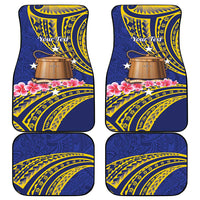 Personalised Tokelau Tokehega Day Car Mats Tokelauan Tatau Flag Color - Polynesian Pride