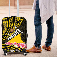 Personalised Tokelau Tokehega Day Luggage Cover Tokelauan Tatau Black Color LT14 Black - Polynesian Pride