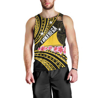 Personalised Tokelau Tokehega Day Men Tank Top Tokelauan Tatau Black Color - Polynesian Pride