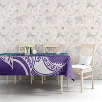 Personalised New Zealand Suicide Prevention Month Tablecloth You Matter NZ Fern With Maori Koru Lizard