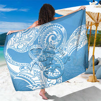 Personalised New Zealand Autism Awareness Sarong NZ Fern With Maori Koru Lizard