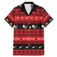 New Zealand Darts Christmas Family Matching Mermaid Dress and Hawaiian Shirt Merry Xmas Aotearoa Maori Red - Polynesian Pride