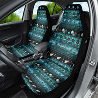 New Zealand Darts Christmas Car Seat Cover Merry Xmas Aotearoa Maori Paua Shell - Polynesian Pride