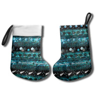 New Zealand Darts Christmas Stocking Merry Xmas Aotearoa Maori Paua Shell - Polynesian Pride