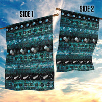 New Zealand Darts Christmas Garden Flag Merry Xmas Aotearoa Maori Paua Shell - Polynesian Pride