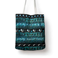 New Zealand Darts Christmas Tote Bag Merry Xmas Aotearoa Maori Paua Shell - Polynesian Pride