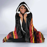 Papua New Guinea Christmas Hooded Blanket Bikpela hamamas blong dispela Krismas - Polynesian Pride