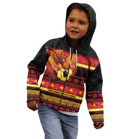 Papua New Guinea Christmas Kid Hoodie Bikpela hamamas blong dispela Krismas - Polynesian Pride