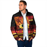 Papua New Guinea Christmas Padded Jacket Bikpela hamamas blong dispela Krismas - Polynesian Pride