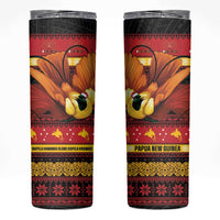 Papua New Guinea Christmas Skinny Tumbler Bikpela hamamas blong dispela Krismas - Polynesian Pride