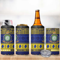 Niue Christmas 4 in 1 Can Cooler Tumbler Monuina e Kilisimasi Hiapo Motifs - Polynesian Pride