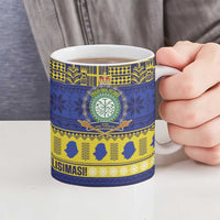 Niue Christmas Ceramic Mug Monuina e Kilisimasi Hiapo Motifs - Polynesian Pride