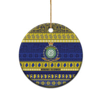 Niue Christmas Ceramic Ornament Monuina e Kilisimasi Hiapo Motifs - Polynesian Pride