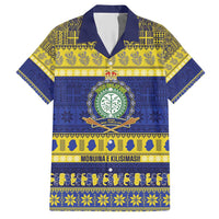 Niue Christmas Hawaiian Shirt Monuina e Kilisimasi Hiapo Motifs - Polynesian Pride