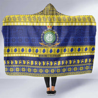 Niue Christmas Hooded Blanket Monuina e Kilisimasi Hiapo Motifs - Polynesian Pride
