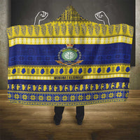 Niue Christmas Hooded Blanket Monuina e Kilisimasi Hiapo Motifs - Polynesian Pride