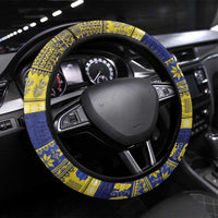 Niue Christmas Steering Wheel Cover Monuina e Kilisimasi Hiapo Motifs - Polynesian Pride