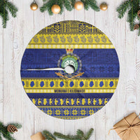 Niue Christmas Tree Skirt Monuina e Kilisimasi Hiapo Motifs - Polynesian Pride