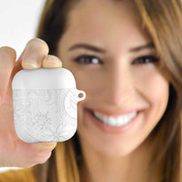 Tapu Fanau Ia Niue AirPods Case Happy White Sunday Unique Hiapo - Polynesian Pride