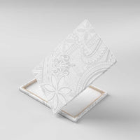 Tapu Fanau Ia Niue Canvas Wall Art Happy White Sunday Unique Hiapo - Polynesian Pride