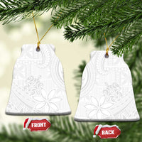 Tapu Fanau Ia Niue Ceramic Ornament Happy White Sunday Unique Hiapo - Polynesian Pride