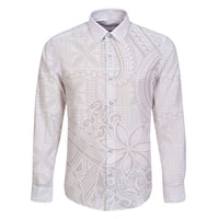 Tapu Fanau Ia Niue Family Matching Long Sleeve Bodycon Dress and Hawaiian Shirt Happy White Sunday Unique Hiapo - Polynesian Pride