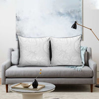 Tapu Fanau Ia Niue Pillow Cover Happy White Sunday Unique Hiapo - Polynesian Pride