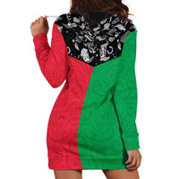 Vanuatu Cowboy Hoodie Dress Cowboy Symbols Split Stylized - Polynesian Pride