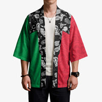 Vanuatu Cowboy Kimono Cowboy Symbols Split Stylized - Polynesian Pride