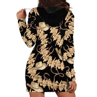 Vanuatu Cowboy Hoodie Dress Seamless Straw Hats Hibiscus - Polynesian Pride