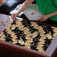 Vanuatu Cowboy Puzzle Seamless Straw Hats Hibiscus - Polynesian Pride