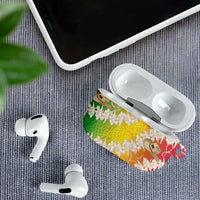 Vanuatu Cowboy AirPods Case Straw Hats Hibiscus With Sand Drawing - Polynesian Pride