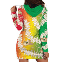 Vanuatu Cowboy Hoodie Dress Straw Hats Hibiscus With Sand Drawing - Polynesian Pride