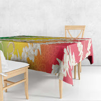 Vanuatu Cowboy Tablecloth Straw Hats Hibiscus With Sand Drawing - Polynesian Pride