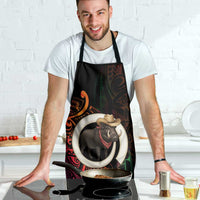 Vanuatu Boar Cowboy Apron Tusk Gradient Polynesian Pattern - Polynesian Pride