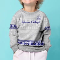 Personalised Fiji Labasa College Kid Ugly Christmas Sweater Fijian Tapa Pattern LT14 - Polynesian Pride