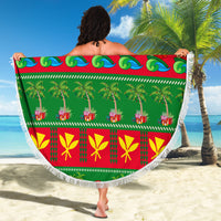 Hawaii Christmas Beach Blanket Mele Kalikimaka LT14 - Polynesian Pride