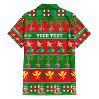 Personalised Hawaii Christmas Family Matching Summer Maxi Dress and Hawaiian Shirt Mele Kalikimaka LT14 - Polynesian Pride
