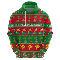 Personalised Hawaii Christmas Hoodie Mele Kalikimaka LT14 - Polynesian Pride