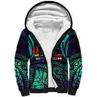 Personalised Pasifika Festival Auckland Sherpa Hoodie 2024 Pacific Islands Polynesian Pattern LT14 Unisex Purple - Polynesian Pride