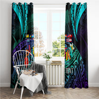 Personalised Pasifika Festival Auckland Window Curtain 2024 Pacific Islands Polynesian Pattern LT14 - Polynesian Pride